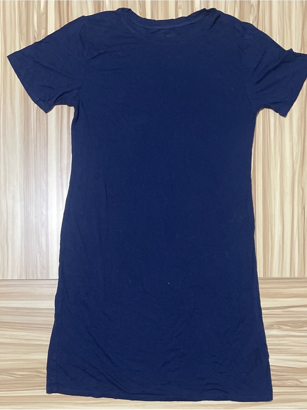 BCBGeneration Navy Crewneck T-Shirt Dress